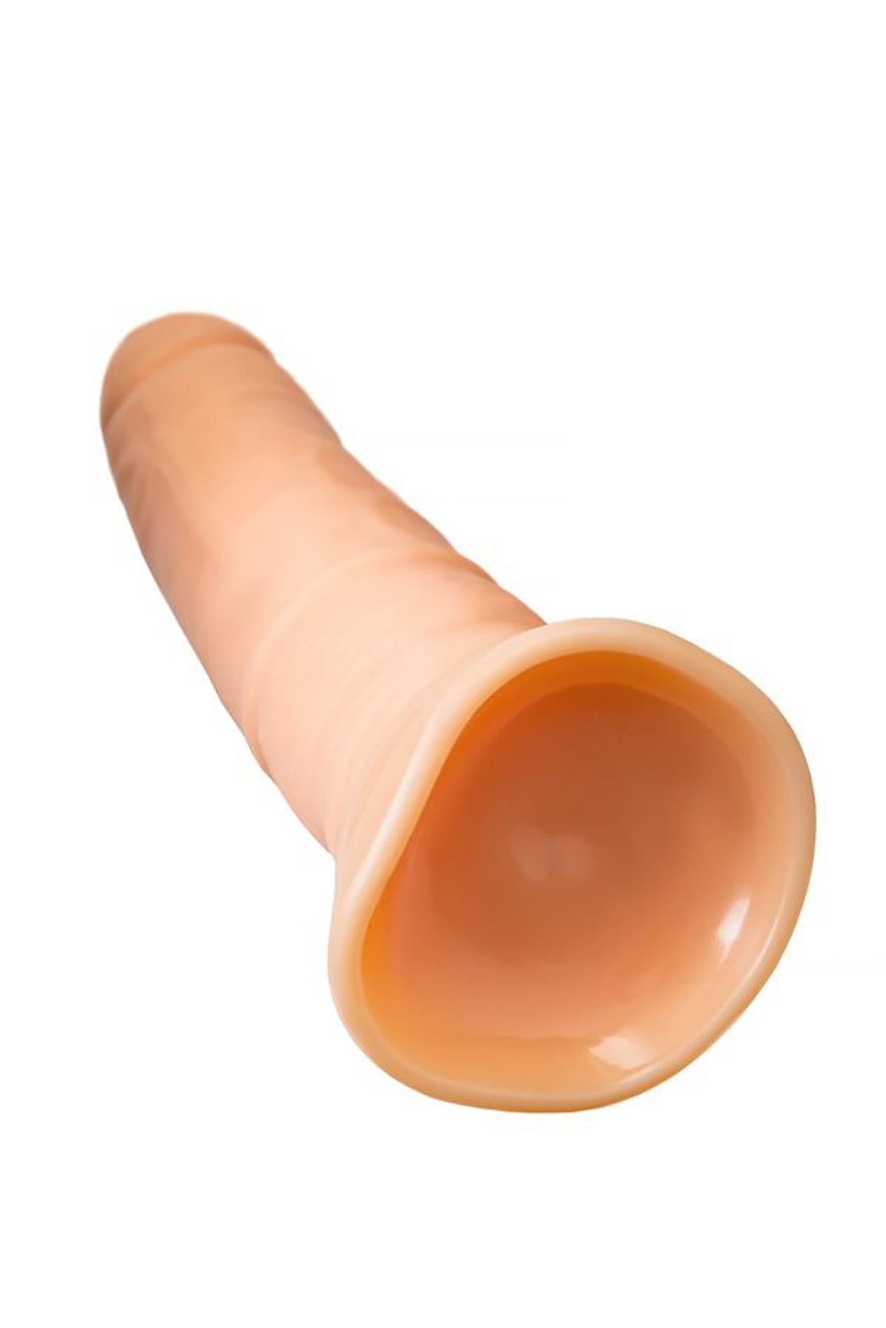 Dildo realist A-Toys de culoarea pielii cu ventuză 18 cm