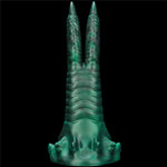 Dildo vibrant Lovetoy din silicon cu gheare duble 19 cm