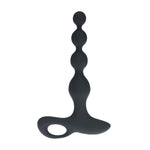 Dop anal vibrant din silicon Levelz, negru, 20 cm