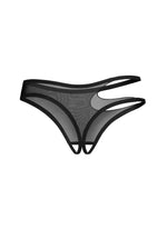 Saturis Obsessive Tanga fără bretele Negru 2XL/3XL