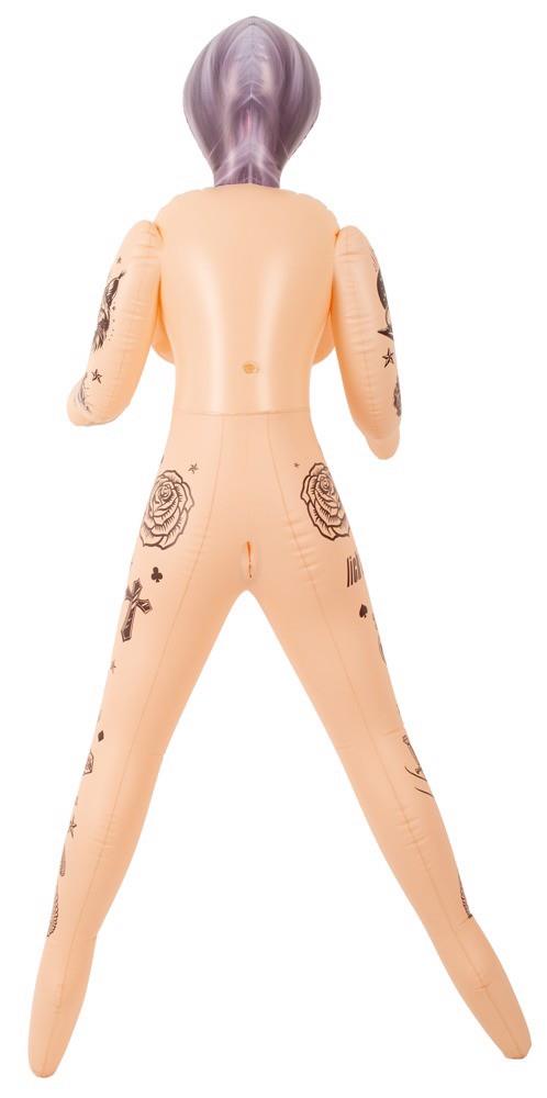 Păpușă gonflabilă NaughtyDollz cu tatuaje 152 cm