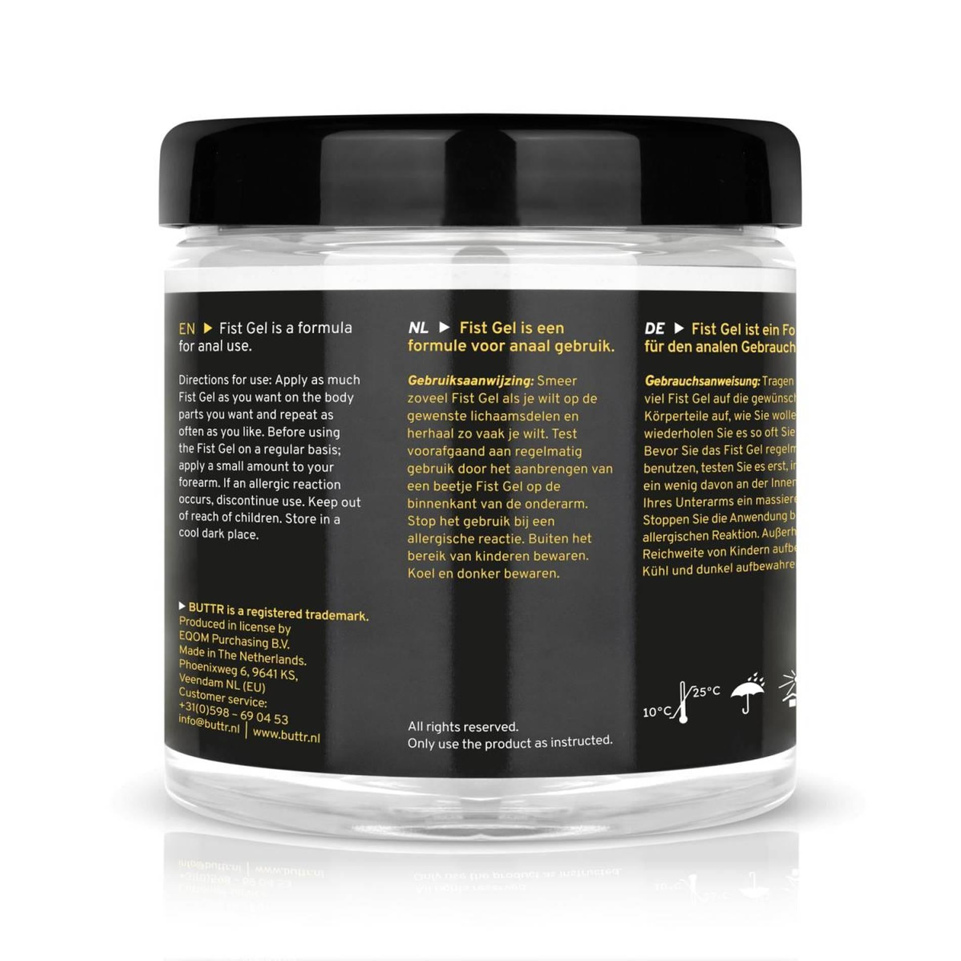 Gel de masturbare Buttr, transparent, nelipicios, 500 ml