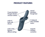 Stimulator de căldură Satisfyer Heat Flex 4 Gri