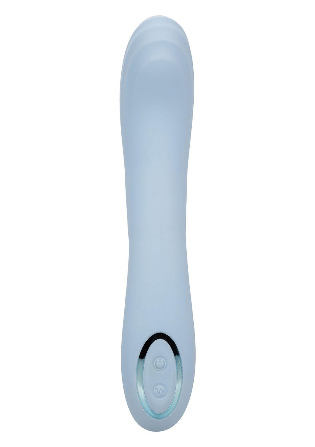 Vibrator Calexotics Azure Collection din silicon pentru punctul G, albastru