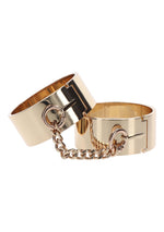 Manșete Taboom Dona din metal, auriu-roz, 6,2 cm