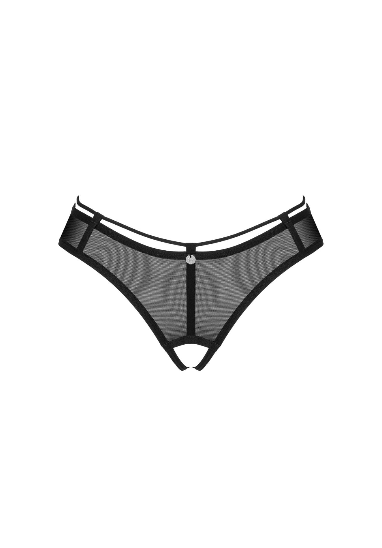 Roxelia Obsessive tanga deschis negru XL/2XL