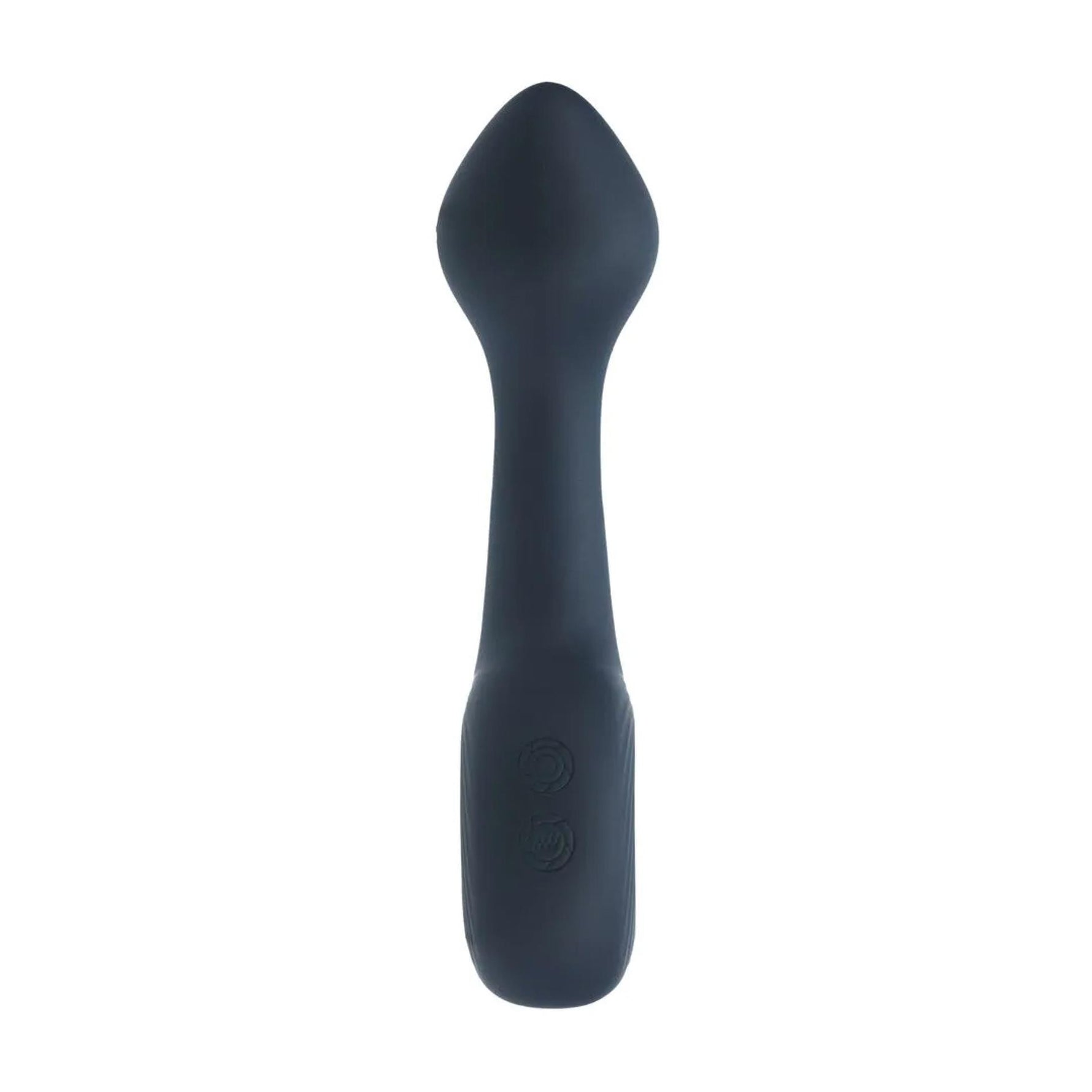 Masaj vibrant pentru prostată Levelz din silicon cu buclă, negru, 14,5 cm