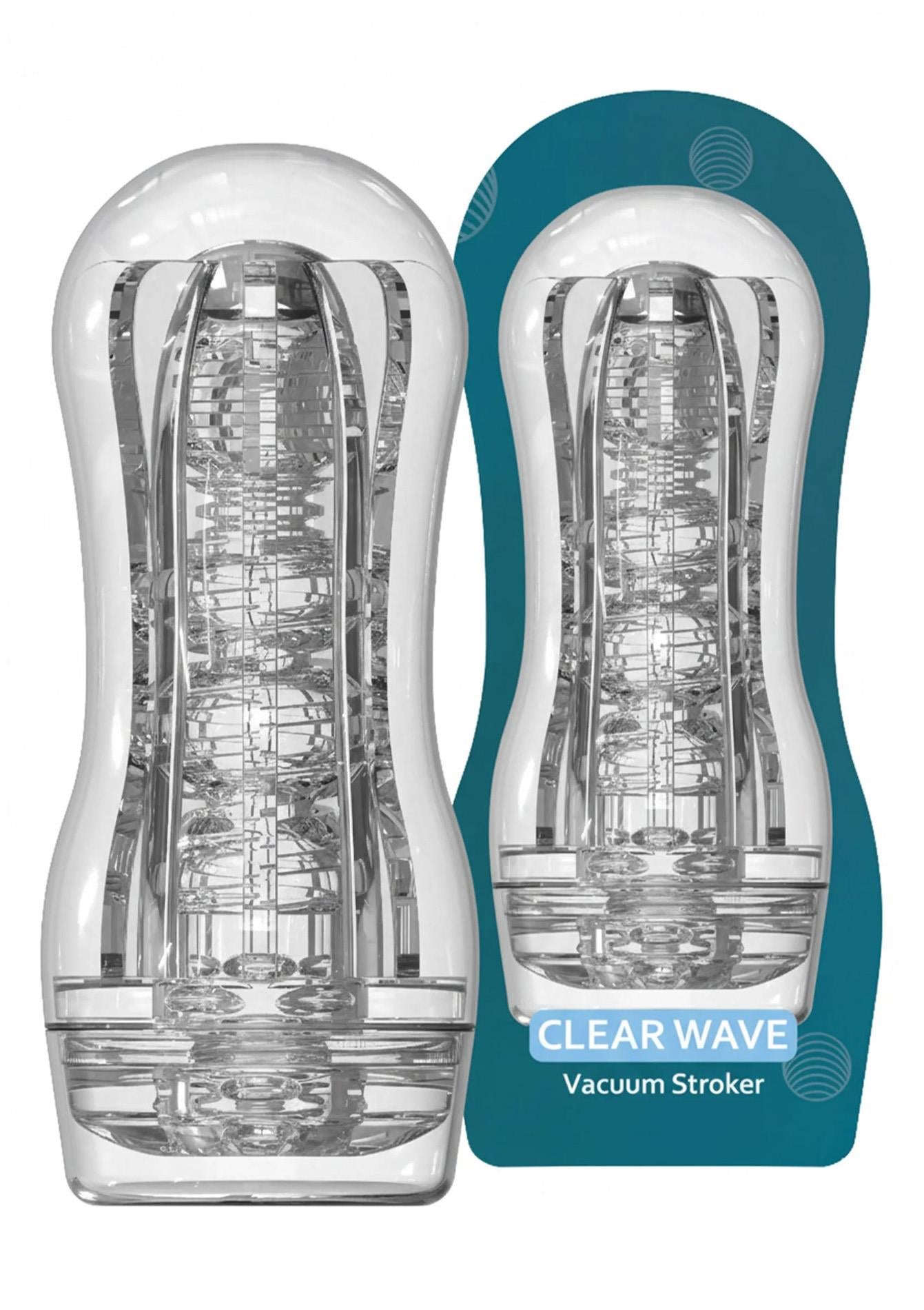 Masturbator cu vid ToyJoy HERO Transparent 18 cm