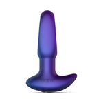 Dop anal vibrant Hueman Voyager din silicon violet cu telecomandă USB