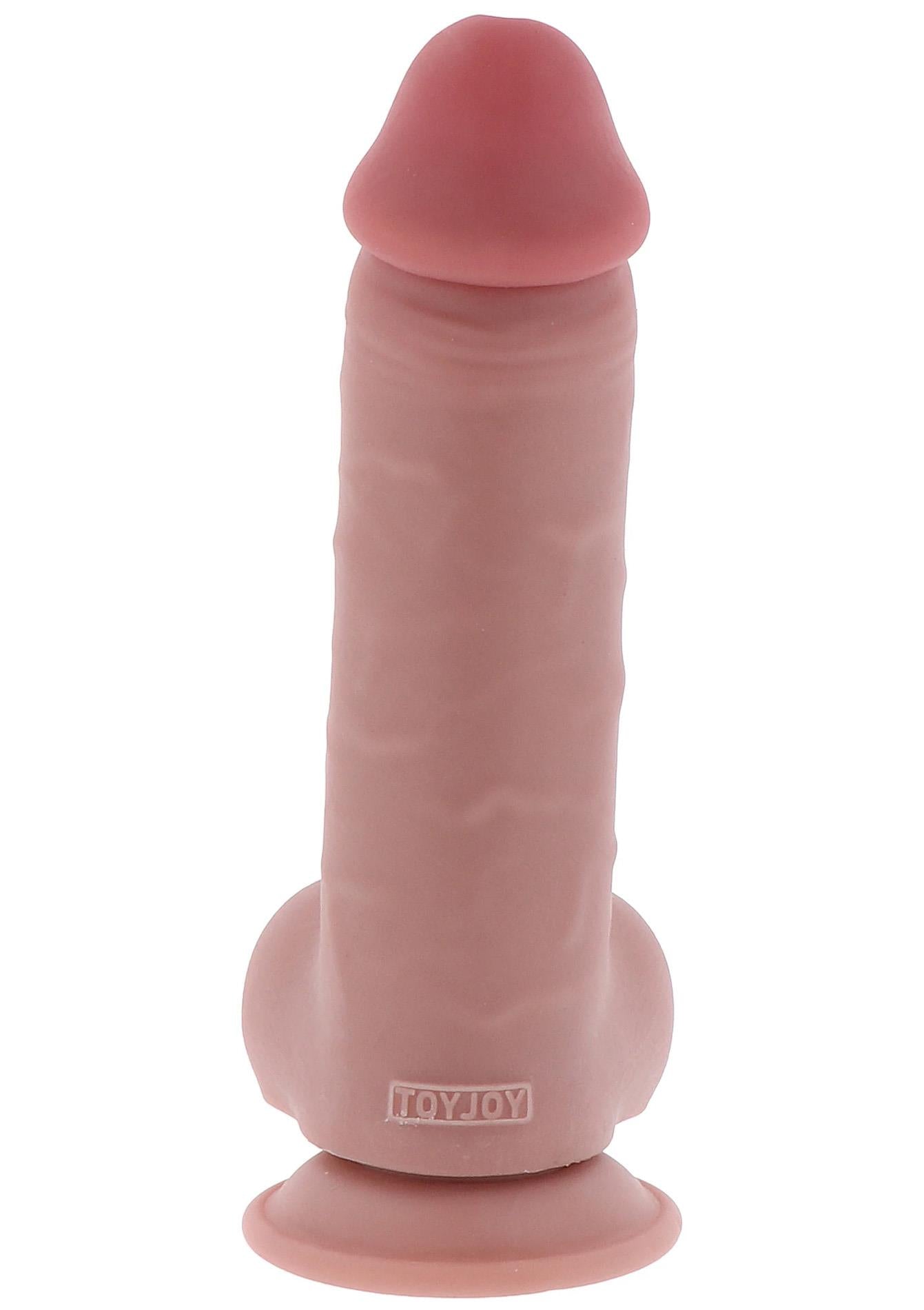 Dildo realist ToyJoy cu grosimea de 20 cm, densitate dublă