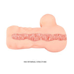 Masturbator Crazy Bull Andy TPR, culoarea pielii, impermeabil