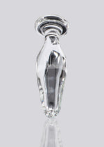 Plug anal din sticlă Star Sparkler ToyJoy, transparent, 12 cm