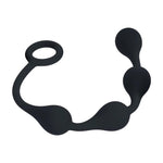 Perle anale din silicon Levelz Waterdrop S, negre