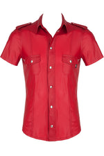 Tricou Regnes Fetish Planet wetlook roșu L
