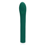Vibrator Loveline Pulse Wave pentru punctul G, verde, 22 cm