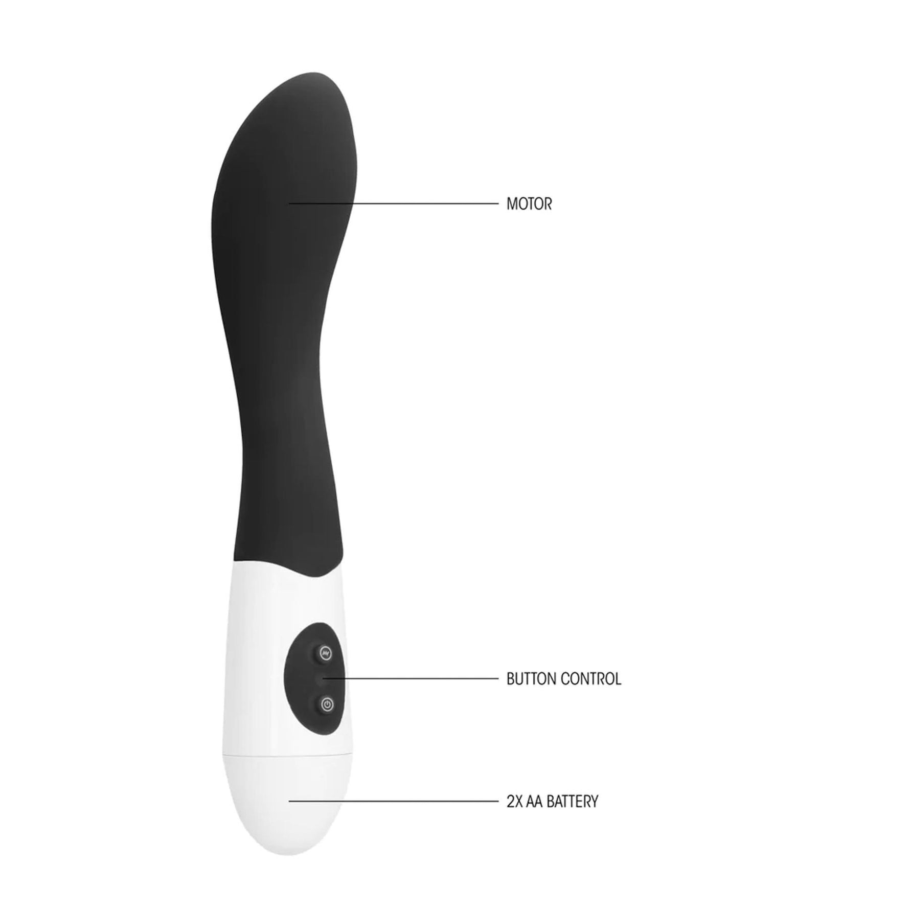 Vibrator Bend GC din silicon 19 cm