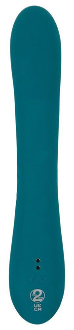 Vibrator rotativ Sweet Smile cu punct G, USB, 22,8 cm
