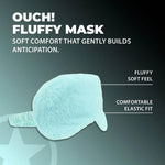 Mască de ochi Ouch Fluffy, albastru pudră