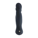 Levelz Aparat de masaj pentru prostată din silicon, vibrator pulsatoriu, negru, 14,7 cm