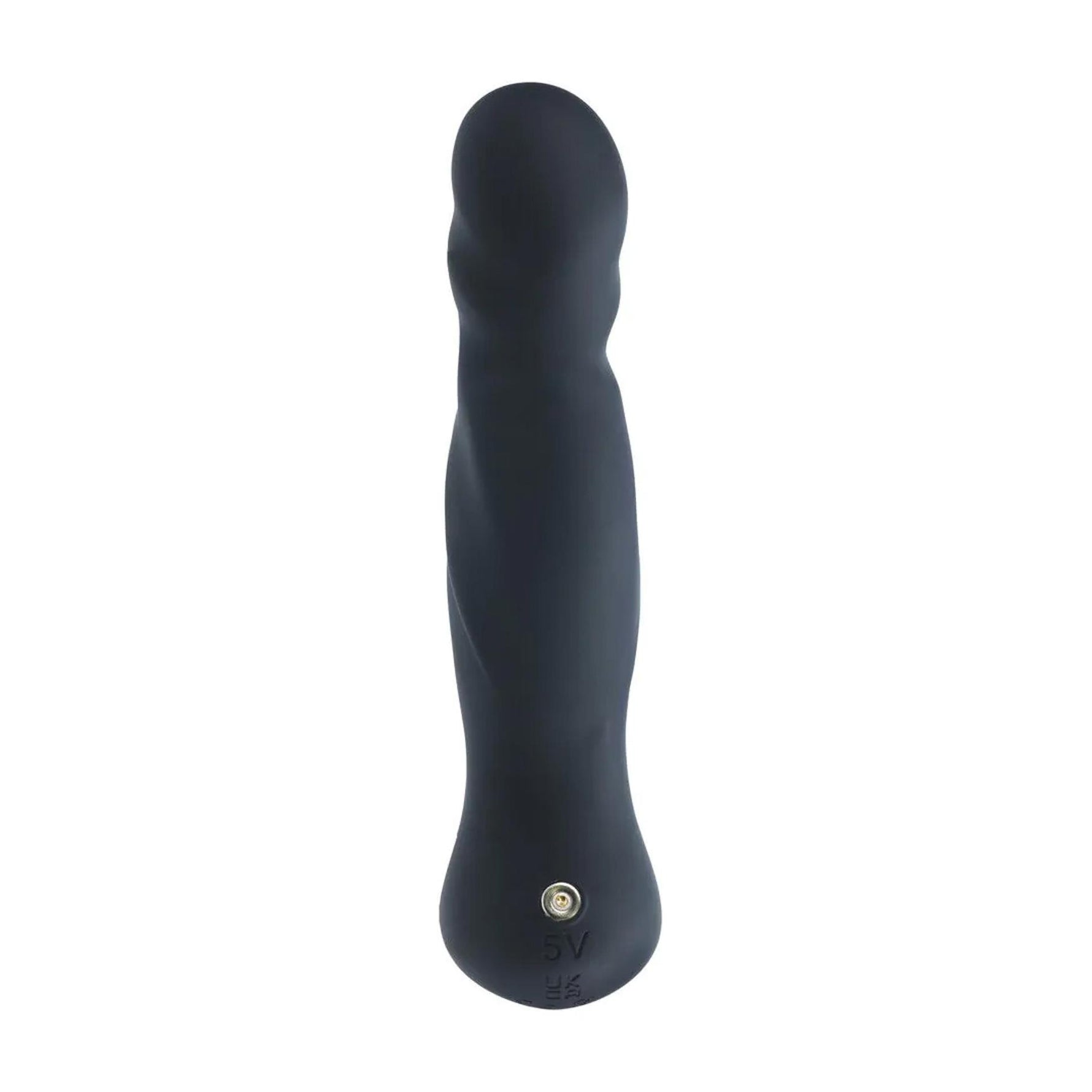 Levelz Aparat de masaj pentru prostată din silicon, vibrator pulsatoriu, negru, 14,7 cm