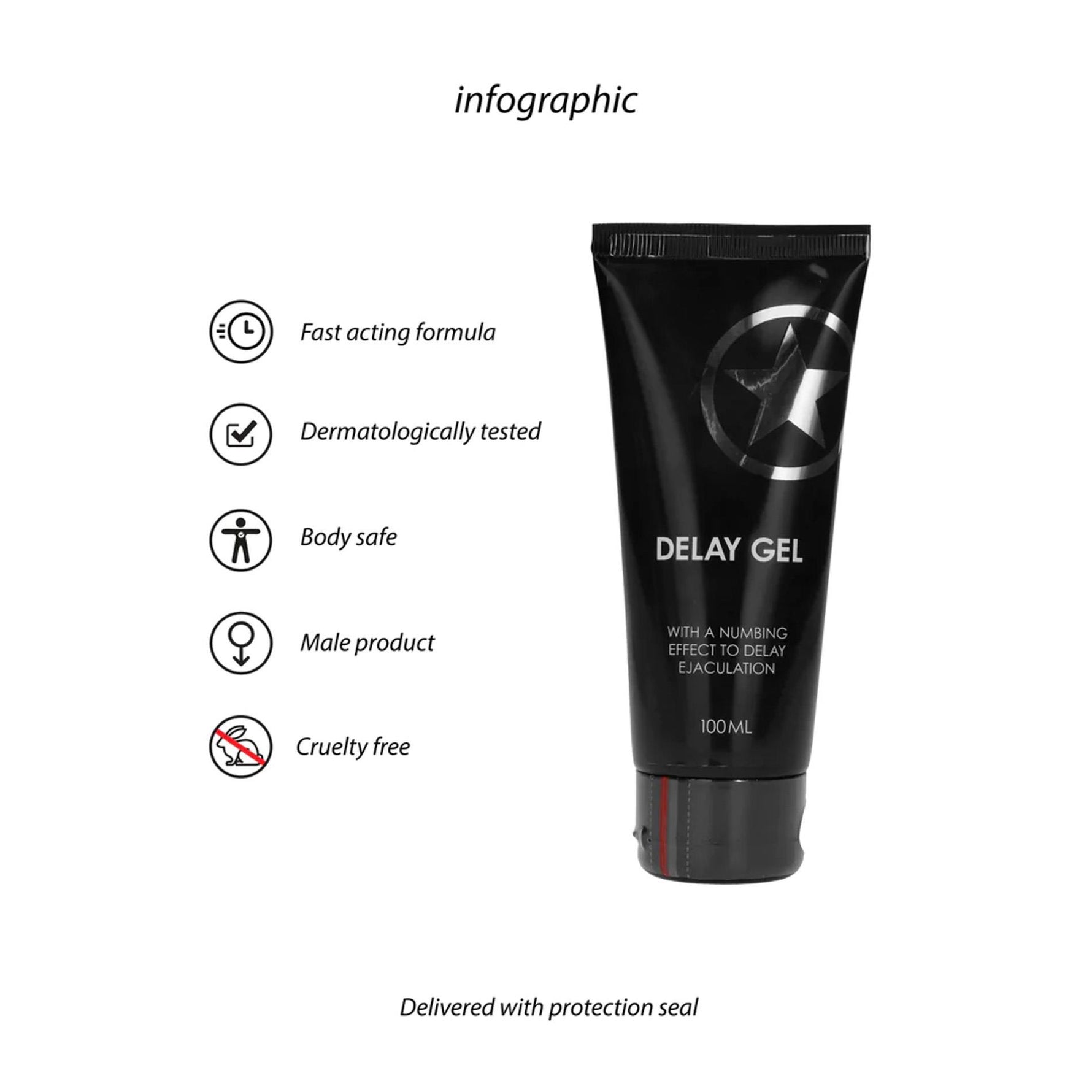 Au! Gel pentru întârzierea ejaculării 100 ml