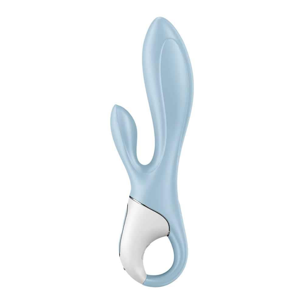 Vibrator gonflabil USB din silicon Satisfyer Air Pump Bunny 1