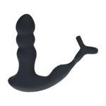 Aparat de masaj pentru prostată Levelz cu cap rotativ, silicon, negru, 16,8 cm
