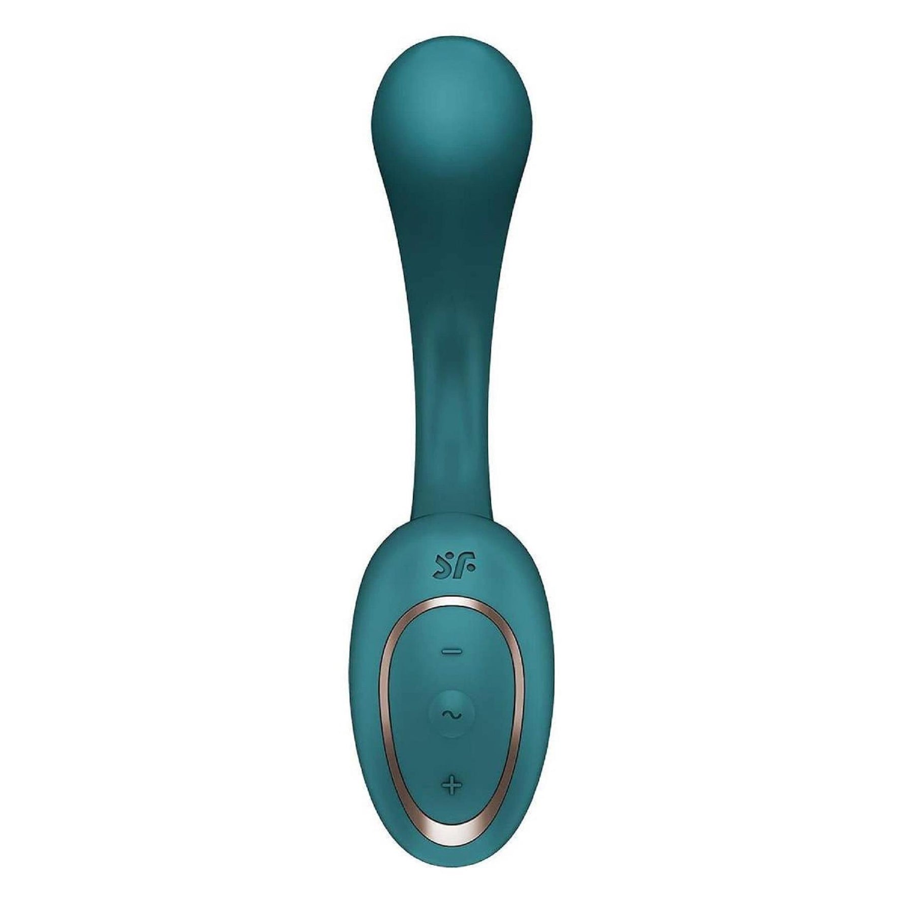 Vibrator Satisfyer G For Goddess 2 din silicon, cu sticlă, verde, USB