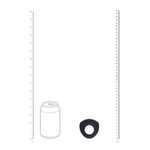 Inel vibrant pentru penis Levelz Level 3 din silicon, negru, 6,3 cm