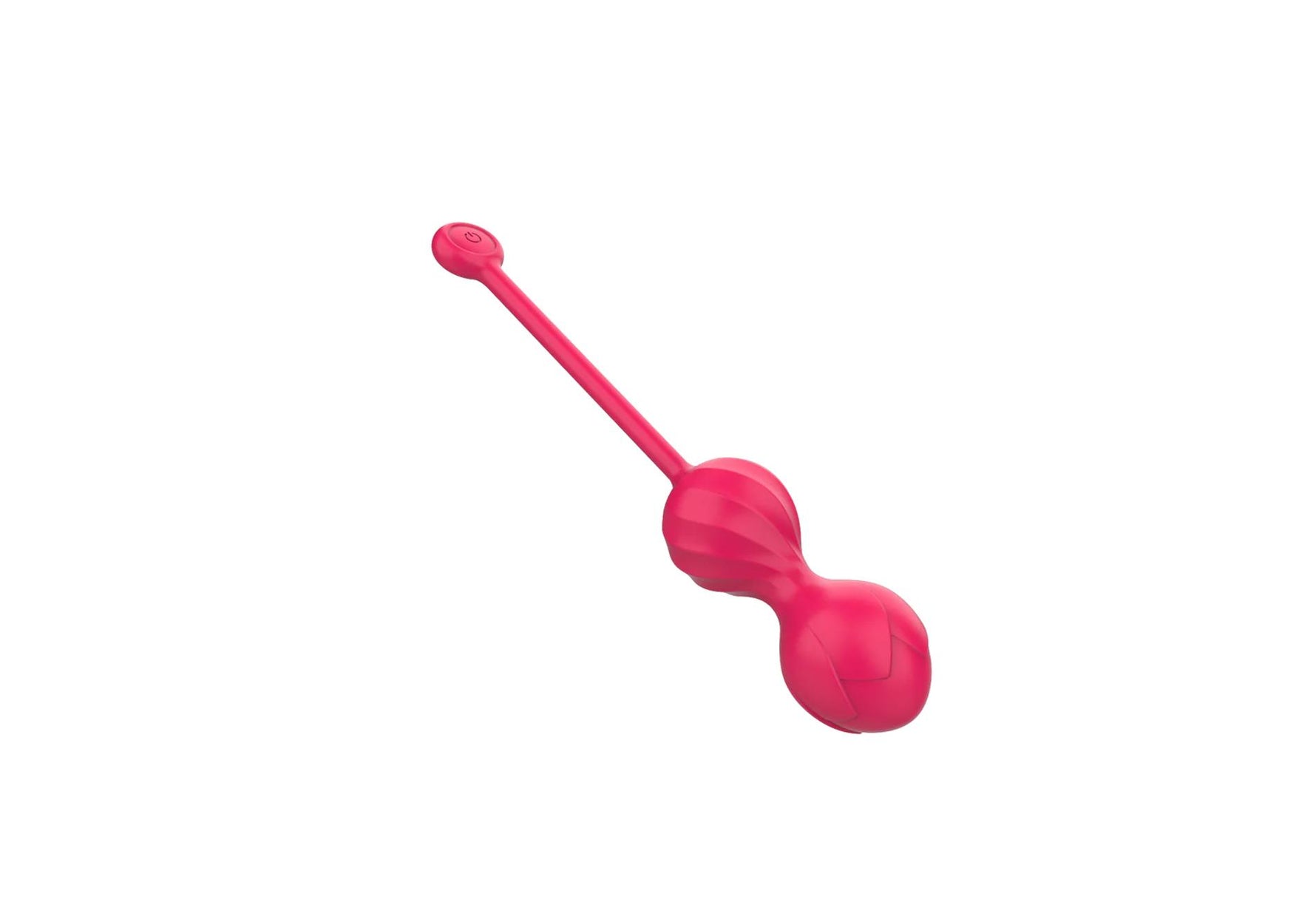 Bile Kegel Premium Lovesecret cu aplicație, silicon roz, USB, 22 cm