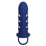 Pretty Love Extensor de penis vibrant din silicon cu 10 funcții