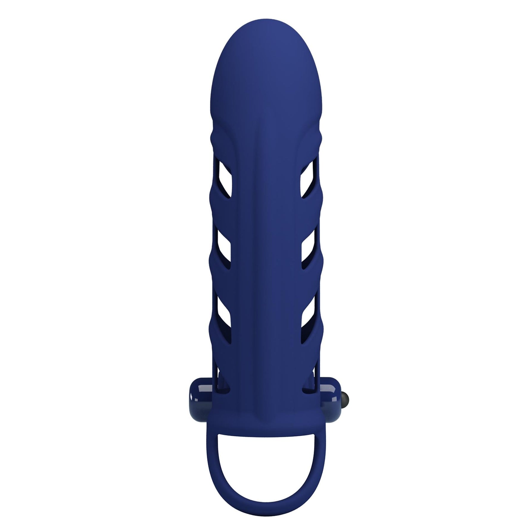Pretty Love Extensor de penis vibrant din silicon cu 10 funcții