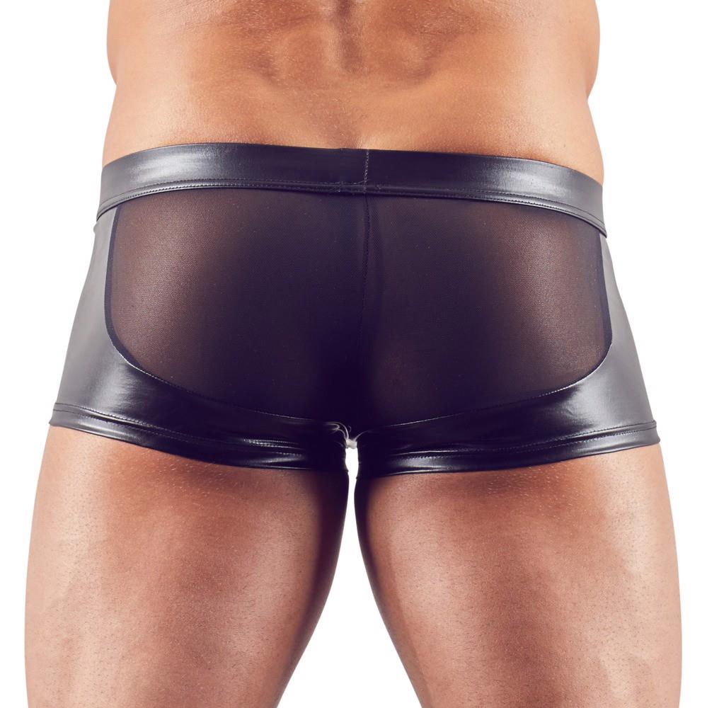 Pantaloni Svenjoyment Powernet pentru bărbați cu aspect umed și fermoar, mărimea L