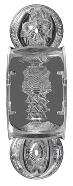 Masturbator transparent 2 în 1 Fleshlight Quickshot Mia Malkova 11 cm