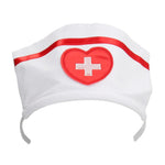 Costum strâmt alb pentru asistentă medicală SLine, mărime S/M