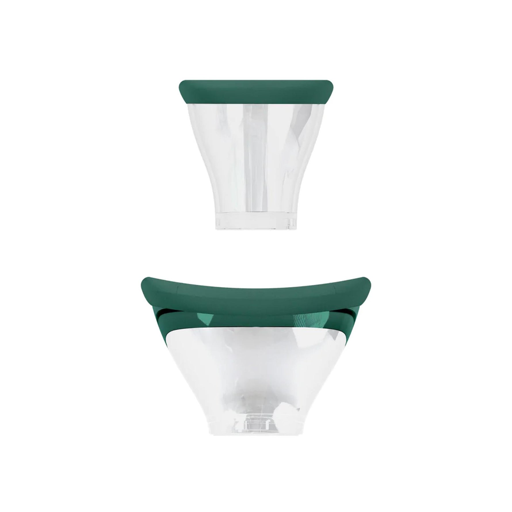 Pompă de vulvă și sân cu pompă USB verde