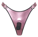 Ham tanga Bad Kitty cu dildo realist negru, roz, 2XL, 12 cm