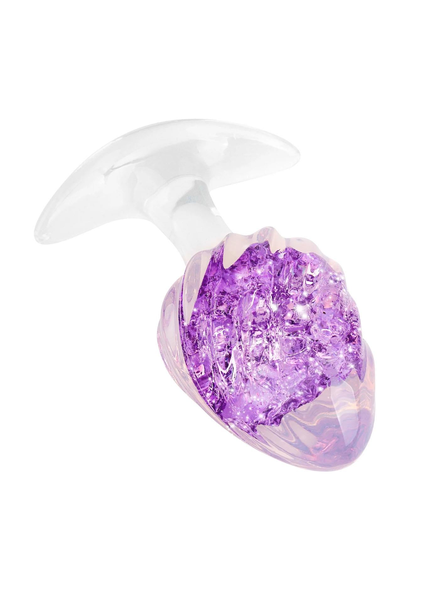 Plug anal ToyJoy Crystal Medium, violet, 9,5 cm
