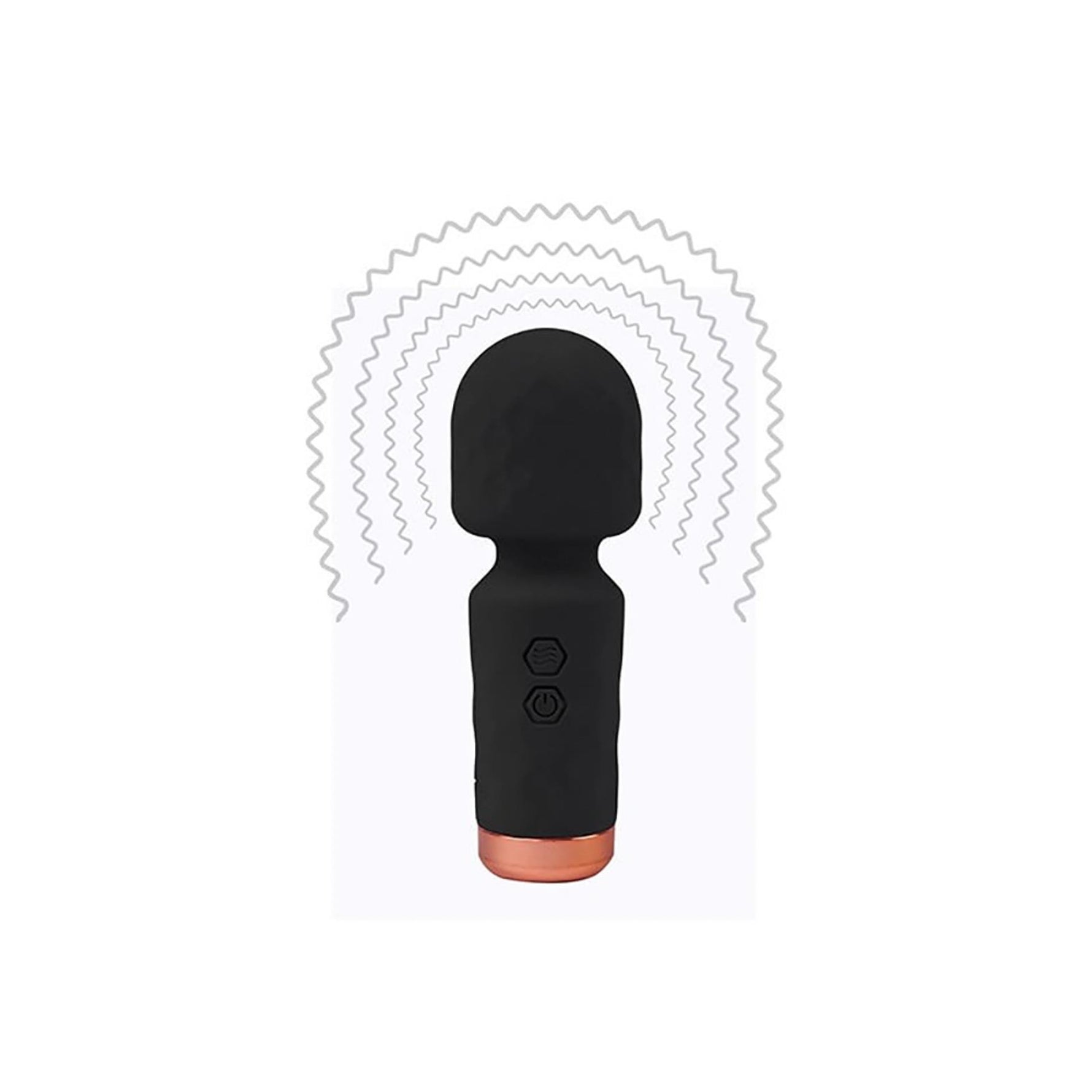 Vibrator mini cu baghetă din silicon violet Fantasy, USB, 11,5 cm