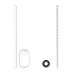 Inel pentru penis Levelz by Shots S din silicon, negru