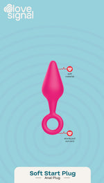 Dop anal din silicon Dream Toys Soft Start 9 cm