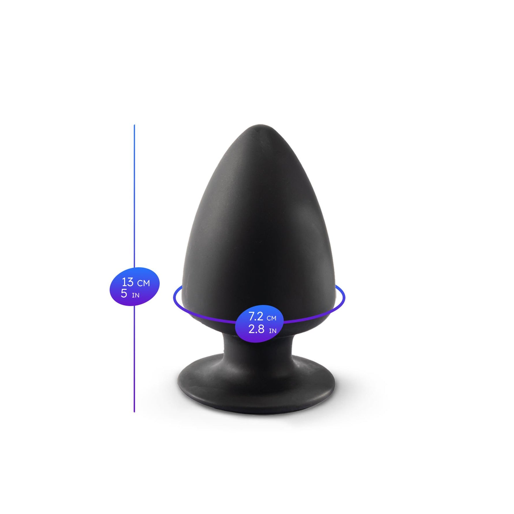 Plug anal Silexd Model 1 L Negru 9 cm