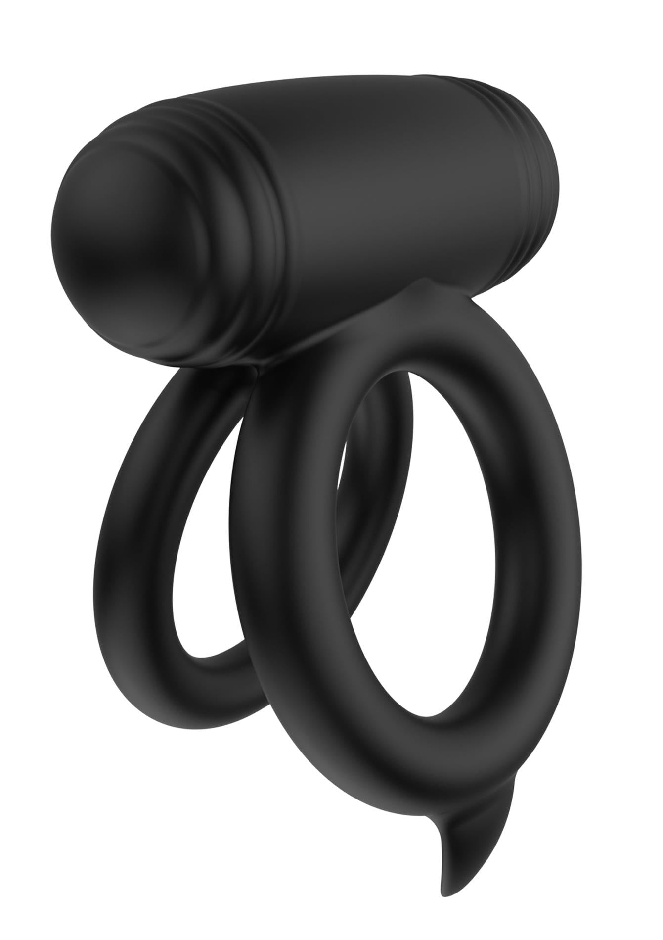 Inel vibrator dublu Elite Power Twin Hidden Desire cu 10 moduri