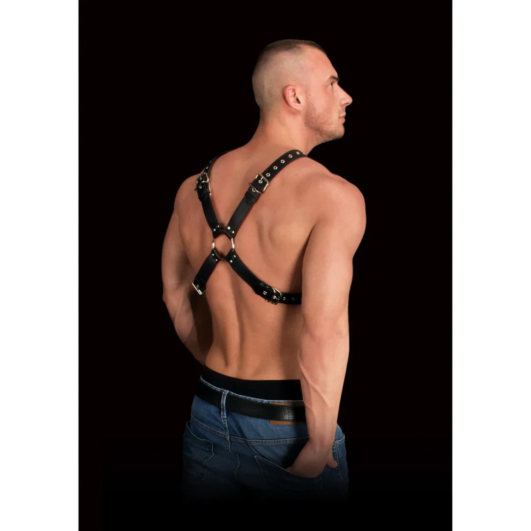 Ham Adonis High Halter Ouch! Negru