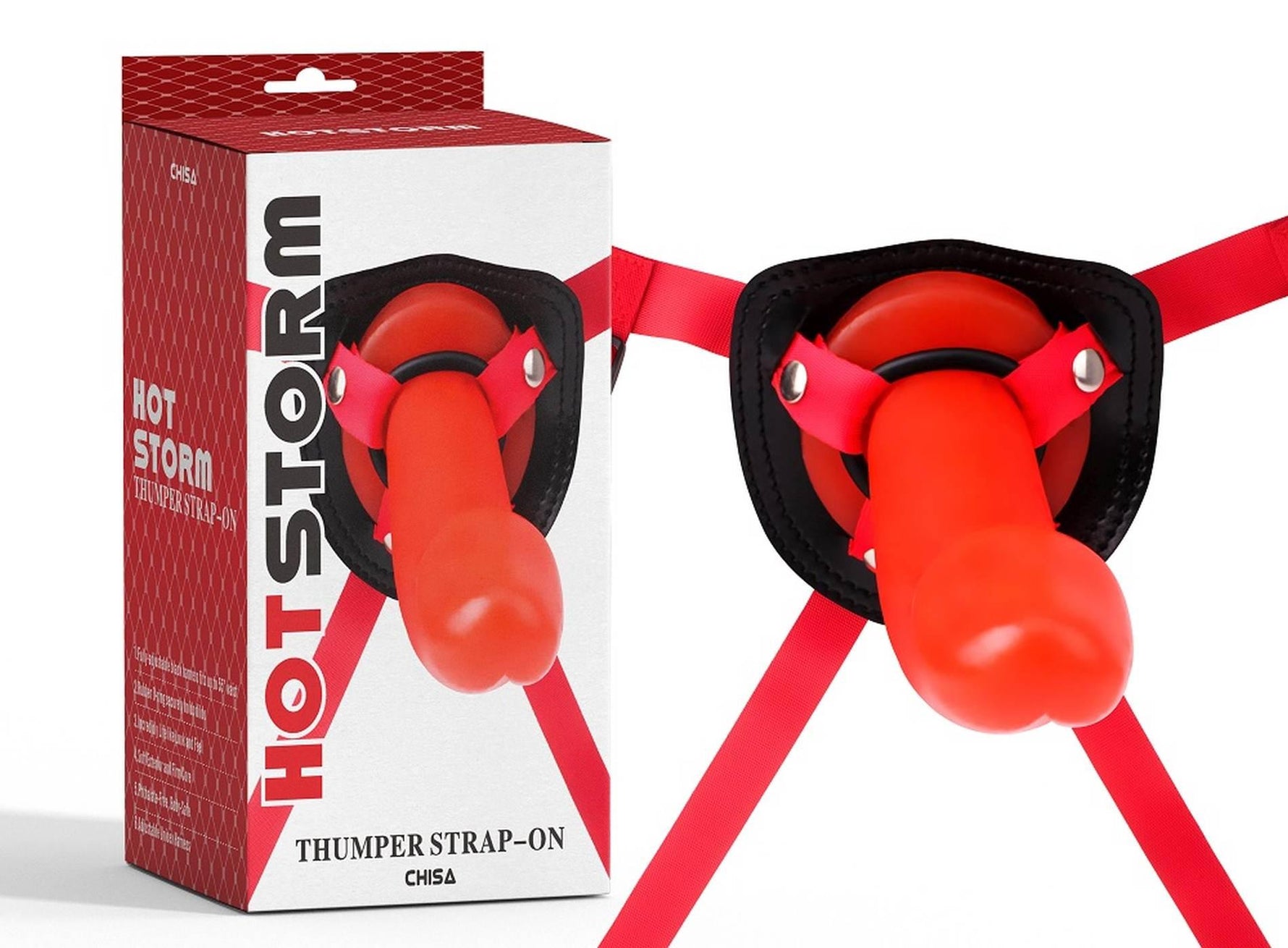 Strap-on reglabil Thumper Hot Storm