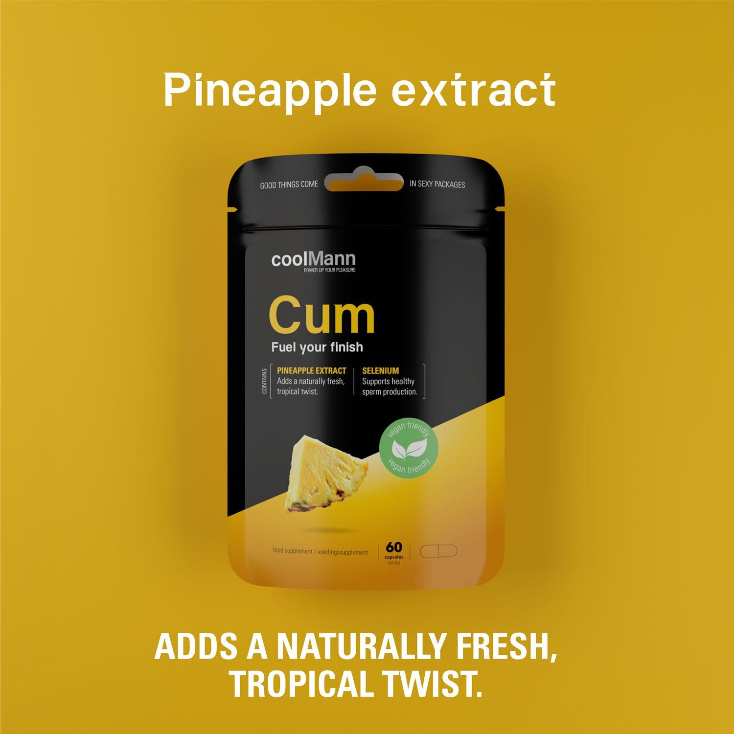 Capsule CoolMann CUM cu ananas Cobeco 60 bucăți