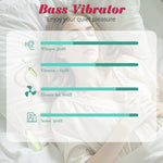 Vibratoare USB Fox din silicon încălzit, seria B, verde ou, 21 cm