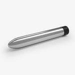 Vibrator clasic Crushious argintiu 17,5 cm