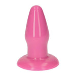 Dop anal roz din PVC Milo, Toyz4lovers, 9,5 cm
