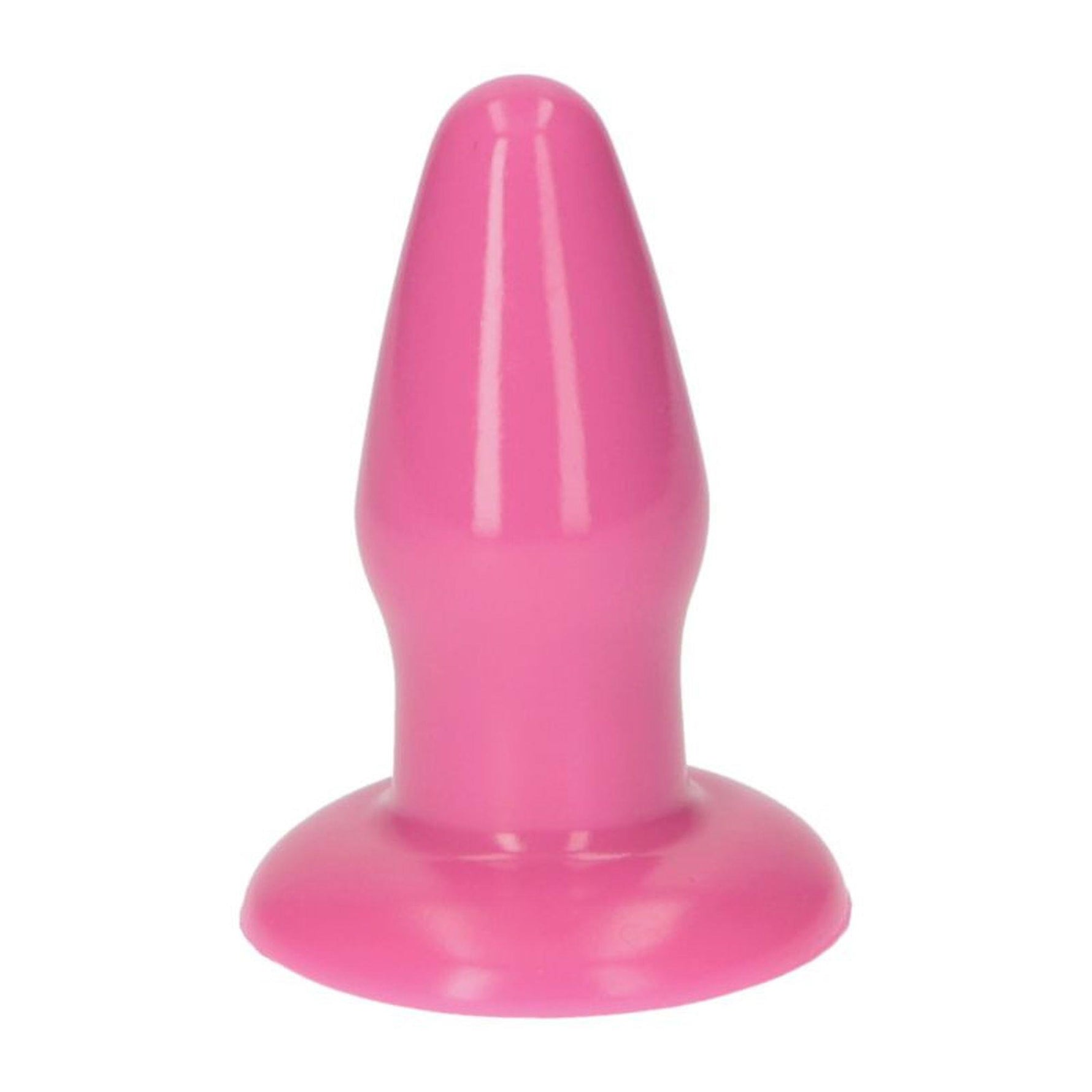 Dop anal roz din PVC Milo, Toyz4lovers, 9,5 cm